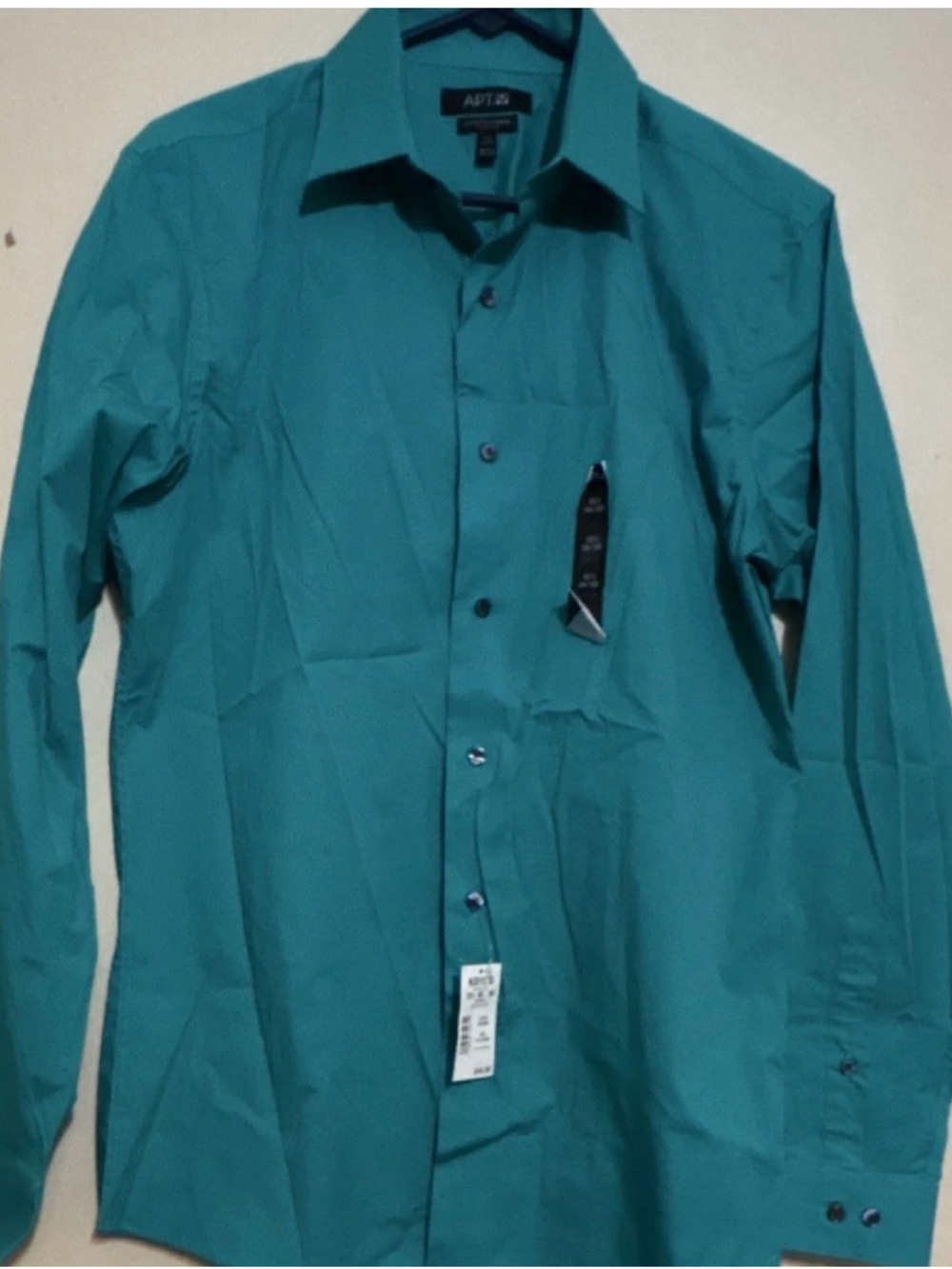 Kohl's Teal Long-Sleeve Dress Shirt - Button Front
